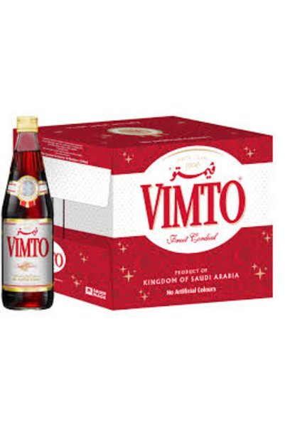 Generic Brand Vimto Fruit Cordial 650mlx 12pcs
