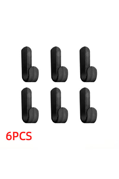Choice 6pcs 6Pcs J-Shaped Hook No-Drill Adhesive Hook Household Traceless Doo...