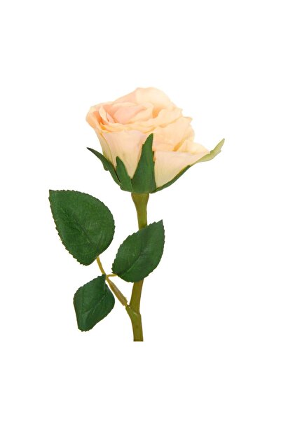 OEM Floare Artificială Boboc de Trandafir Somon 30 cm – Decor Realist pentru ...