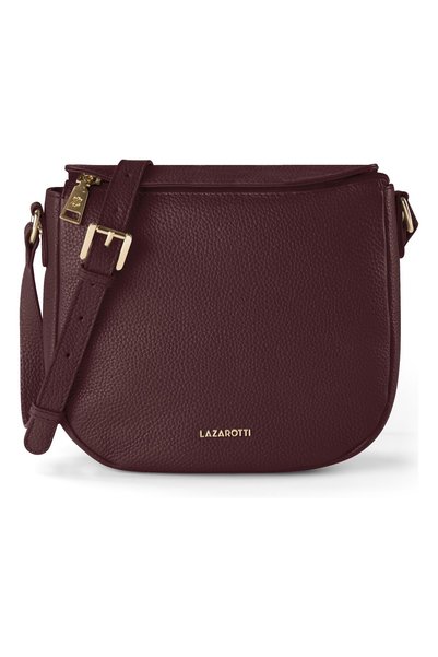 Lazarotti Bologna Leather Crossbody Umhängetasche Leder 25 cm