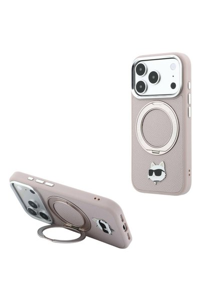 Karl Lagerfeld iPhone 17 Pro Max / iPhone 18 Pro Max C Pin Ring 360 MagSafe К...