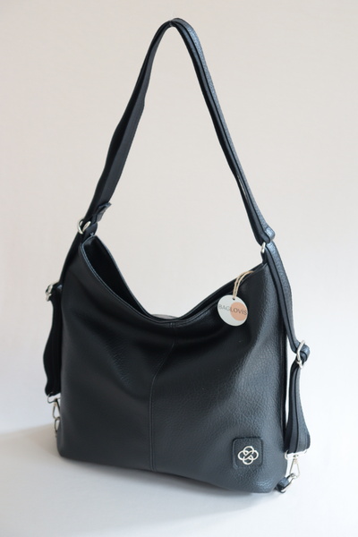 BAGLOVİS Multifunctional Backpack and Shoulder Bag with Back Pocket, A4 Compa...