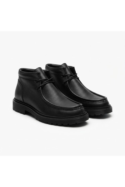 Martinetto 100% Genuine Leather Black Daily Comfortable New Season Men's Boot...
