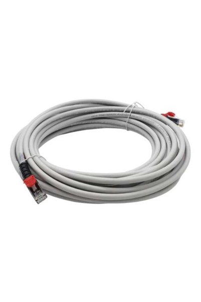 HCS كابل توصيل رمادي اللون بطول 10 أمتار T06-00420-A06 CAT6 U/UTP 24AWG LSZH