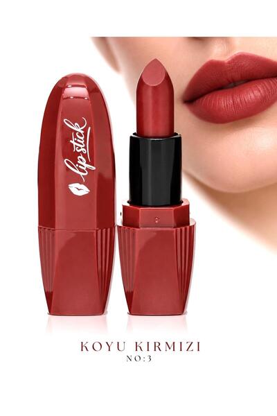 Forface Ruj Lip Stick – Bordo, Gül Kurusu, Kırmızı, Tarçın Nude, Canlı Kırmız...