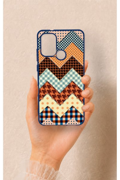 Vip Case Casper Via F20 Compatible Colorful Knitted Patterned Silicone Case