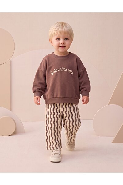MiniKids Compleu Dolce Vita Mia, cu maro