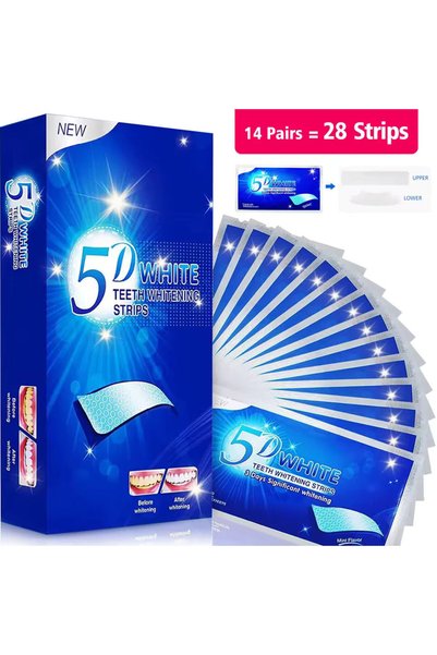 Choice 14 Pairs (28 Strips) 7/14 Pairs Teeth Brightening Strips for Teeth, 5D...