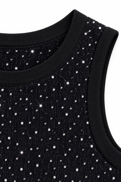 Albie Women's Athlete Knitted Lycra Stylish Sports Tank Top