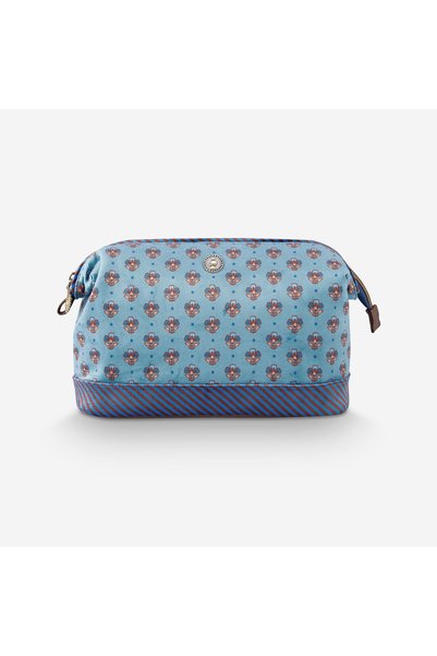 Pip Studio Jaipur Flower Blue Polyester Makeup Bag 26X12X18 cm