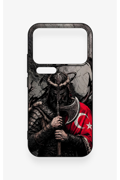 Vip Case Mi 17 Pro 5g Compatible Turkish Warrior Patterned Silicone Case