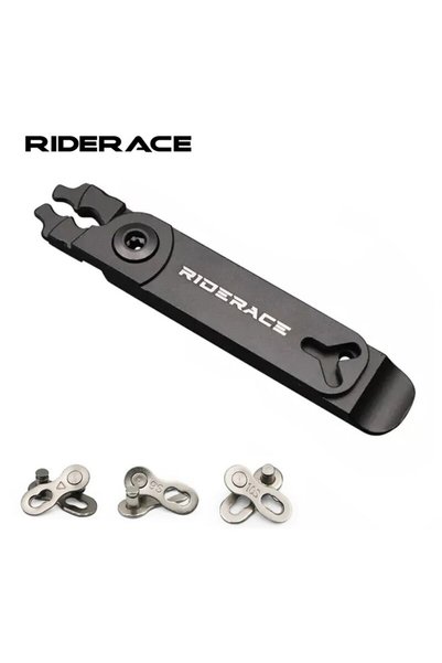 riderace كماشة سوداء لوصلات سلسلة الدراجة، كماشة تركيب وإزالة سريعة لسلسلة ال...