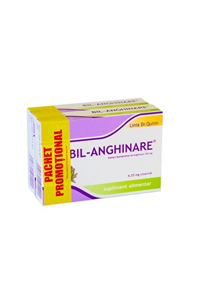 Quin Pachet Suplimente Nutriționale Bil Artichoke, ROSERV PHARMA, 2x30 compri...