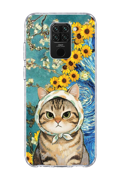 lelia حافظة هاتف شفافة متوافقة مع هاتف Redmi Note 9 مطبوع عليها Starry Night ...