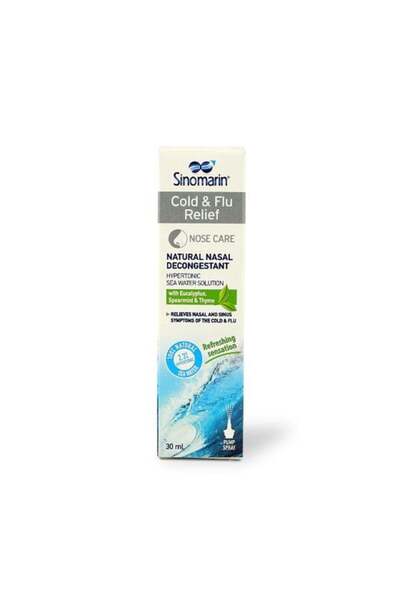 Sinomarin Cold & Flu Relief Nasal Spray 30 Ml