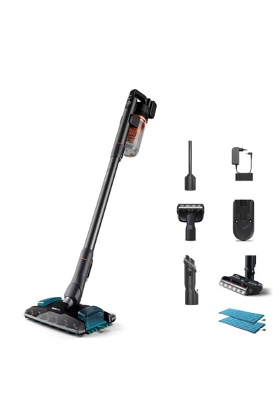 Philips XC8054/01 Aqua Plus 8000 Serisi Islak Kuru Kablosuz Dikey Süpürge