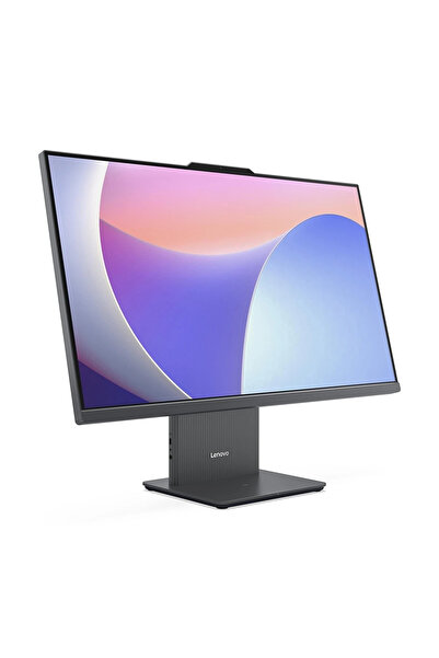 LENOVO AIO 27" Ryzen 7 7735HS 8GB DDR5 RAM - 512GB NVME O/B UHD FDOS / IDEACENTRE F0HQ00ACTR Siyah