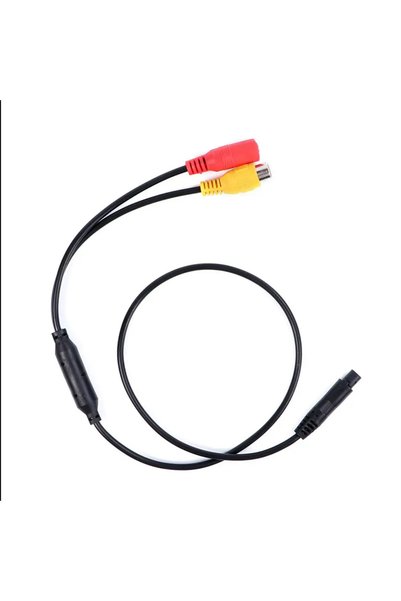 Choice 4 Pin Male Head Backup Reverse Camera Car Universal To CVBS RCA Female...