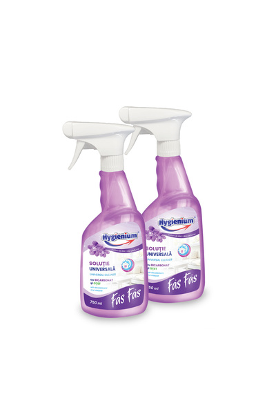 Hygienium Set 2 x Solutie universala de curatare cu bicarbonat si otet, parfu...