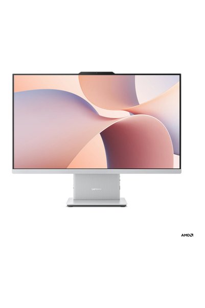 LENOVO AIO 27" Ryzen 7 7735HS 8GB DDR5 RAM - 512GB NVME O/B UHD FDOS / IDEACENTRE F0HQ00ADTR Beyaz