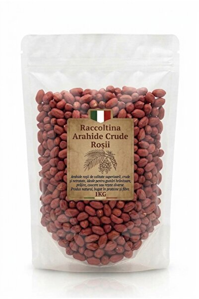 RACCOLTINA Arahide Crude Roșii Premium 1KG – Alune de Pământ Naturale, Bogate...