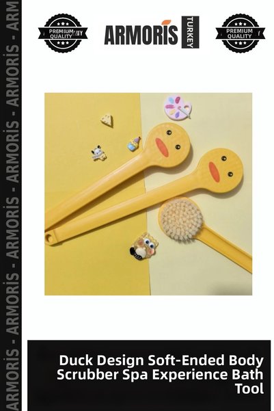 Generic Brand Duck Design Soft Tip Body Scrubber Brush Spa Experience Bathing...