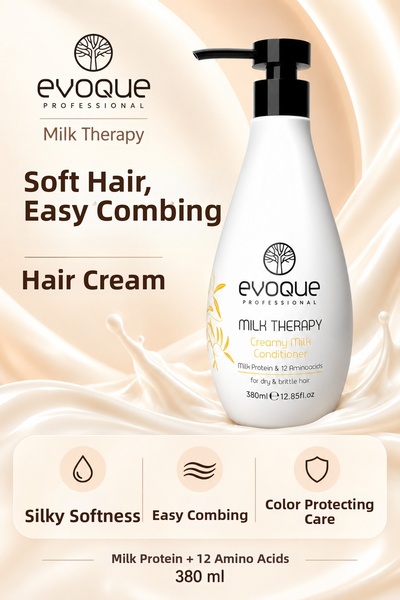 evoqua كريم إيفوك للعناية بالشعر لتنشيطه وترطيبه