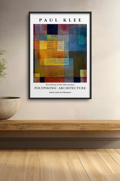 HOMEPACK Paul Klee Multi-Voice Architecture Painting Framed Poster Modern Art...