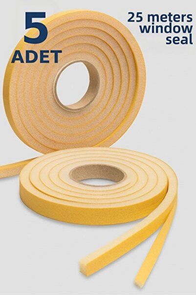 Neler Geldi Neler 5 Pieces X 5 Mt = 25 Meters Adhesive Window Tape Cold and D...