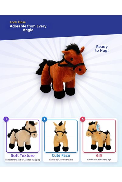 ATABY Yeleli Plush Horse 25 cm 4803