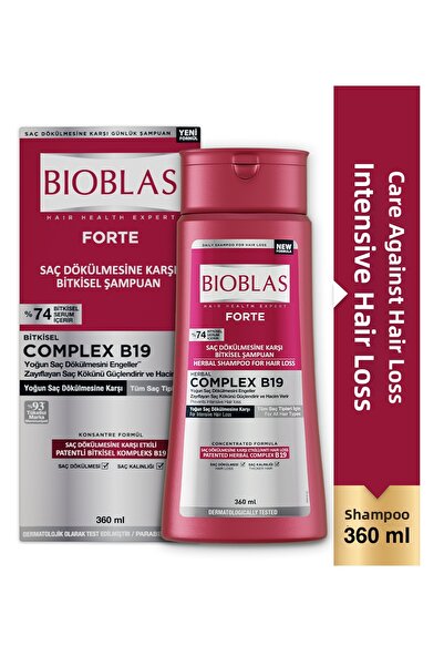 Bioblas Forte Shampoo 360 ml - Sampon pentru cadere intensiva