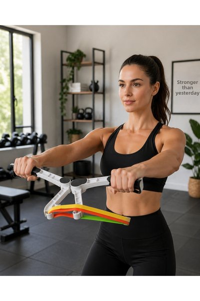 Lisinya Resistance Band Arm Chest Shoulder Exercise Equipment Home Fitness Set -