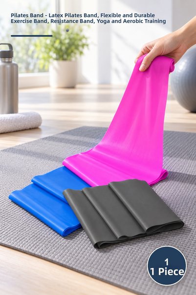 Yenilig 1 τεμάχιο ζώνη Pilates - Ελαστικό λάτεξ Pilates, εύκαμπτη ανθεκτική ζ...