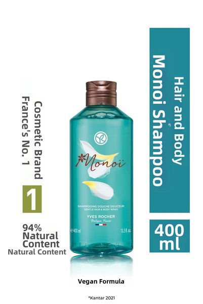 Yves Rocher Monoi De Tahiti Moisturizing Tropical Scented Vegan Hair and Body...