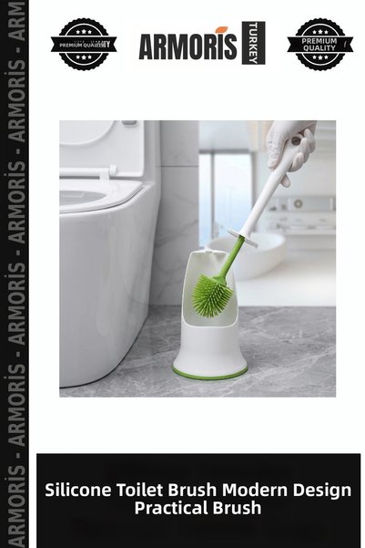 Armoris Silicone Toilet Brush Modern Design Practical Brush