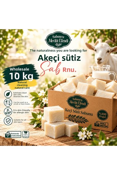 Sabuncu Mevlüt Efendi Goat Milk Soap 10 kg (Bulk-Unpackaged)