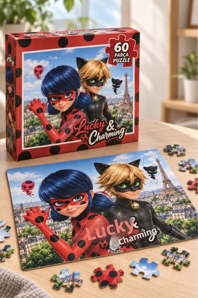 Tıfıl Toys The Adventures of the Magnificent Ladybug and the Lucky One 60 Pie...