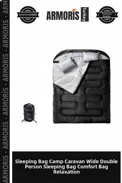 Armoris Sleeping Bag Camping Caravan Large Double Sleeping Bag Comfort Bag Rest