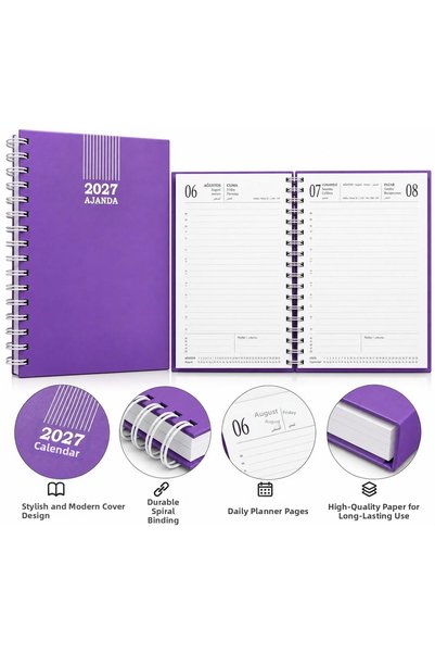 Pars Hard Cover Spiral 17X24 Agenda 2027 Lined