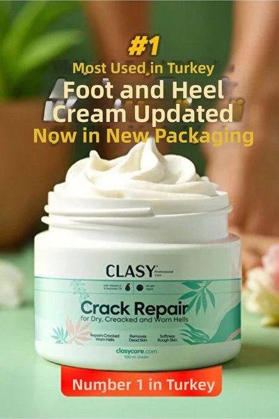 Clasy Care Cosmetics Care Perfect Care Cream for Cracked Heels and Feet - 100 ml