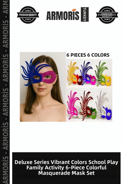 Armoris Delux Series Vibrant Colors School Show Family Activity 6-Piece Color...