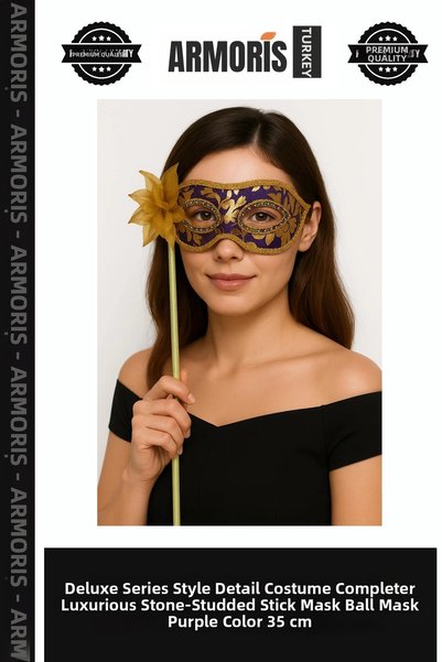 Armoris Delux Series Style Detailed Costume Complementing Luxury Stone-Embell...