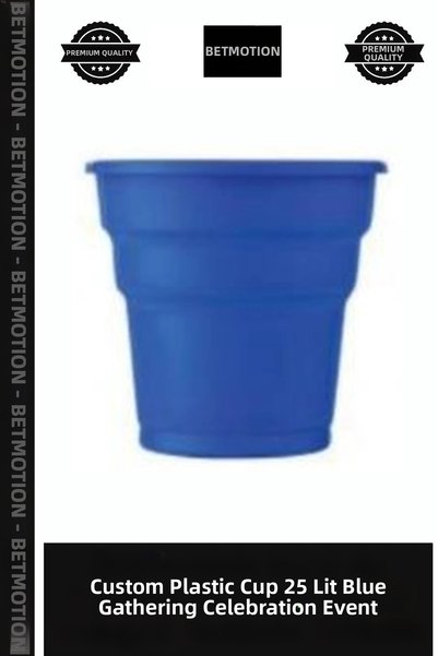 Generic Brand Special Production Plastic Cup Pack of 25 Dark Blue Meeting Cel...