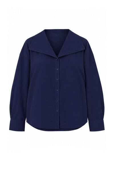 Trendyol Collection Cămașă bleumarin TWOAW26GO00035