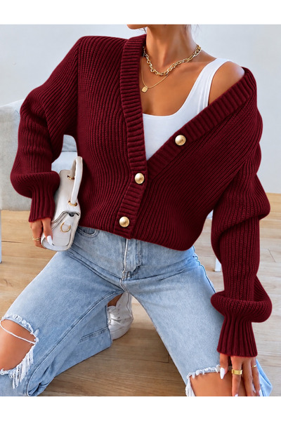 moda mh CARDIGAN TREND SELANİK CU 3 BUTONI