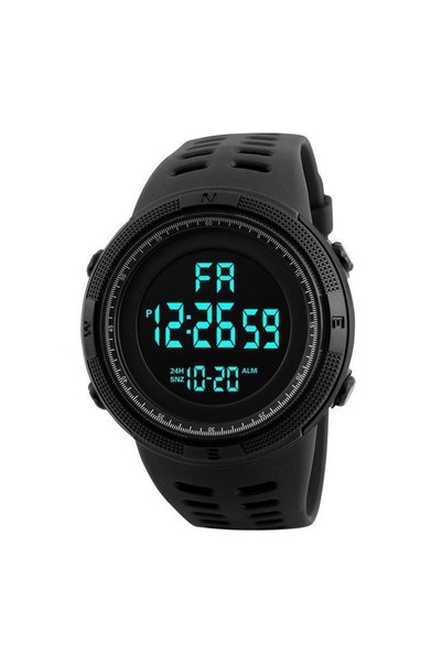 Choice1 Black Men's Digital Watches Multifunction Men Sports Wristwatch Sweat...