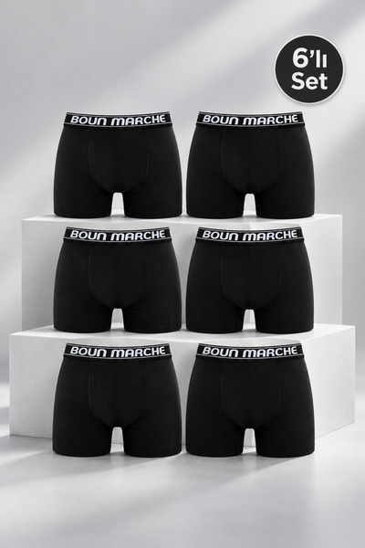 BOUN MARCHE Muške bokserice od likre, premium paket od 6 komada PAUL