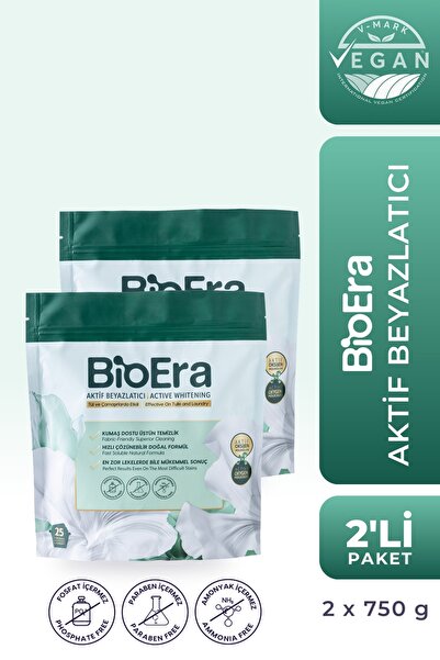 BioEra Aktif Oksijenli Güçlü Etkili Beyazlatıcı Toz Çamaşır Sodası Leke ve Gr...
