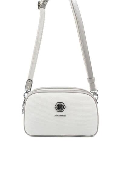 Silver Polo Weiß - A.Grey Petek Damen-Umhängetasche SP745