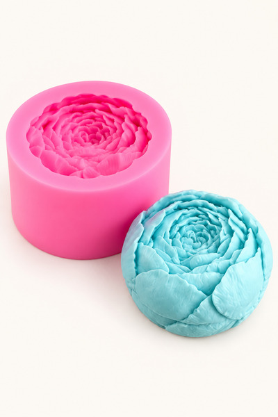 MUMTEDARİK Mini Şakayık Kalıbı Dekoratif El Yapımı Mum & Epoksi Kalıp MT-028